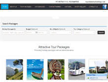 Tablet Screenshot of aksharholidays.com
